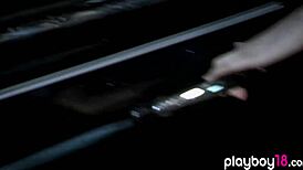 Hardcore amateur foursome fuck with busty babes behind the bars