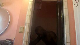 Shower sex with a curvy BBW and monster black cock, so hot! 🛁