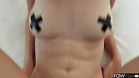 Punish Ashley Lane with monster cock!