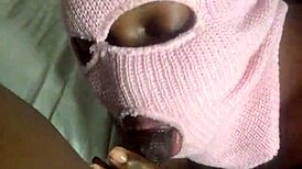 Thick ebony woman surprises with big black cock from ex boyfriend in doggy