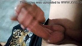 Horny teen masturbates at work!