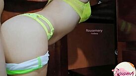 My stepfather can't resist fucking me in shorts 😏