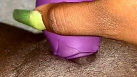 Chubby BBW Teases Pussy with Favorite Rose Vibrator