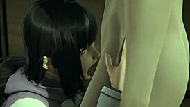 Hinata is ready for anything in 3D hentai 😍