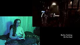 Brunette says, 'playing deadspace naked, want to join?' part 3