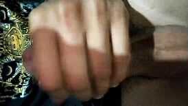 Horny teen masturbates at work!