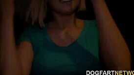 Kate England Takes Black Cocks for Creampie at Public Gloryhole