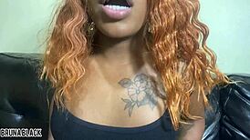 Brunette Teen Teases with Sexy Orgasm Play