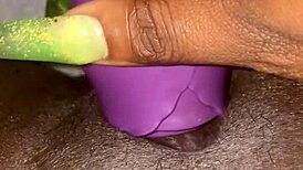 Chubby BBW Teases Pussy with Favorite Rose Vibrator