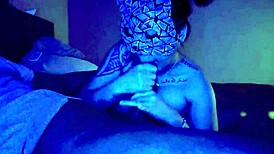 does this asian give a sloppy blowjob?