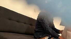 Miranda skips class to ride the neighbor's big cock under her skirt 😈