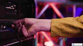 Lesbian Rockbands Clash in Wild Orgy with Charlotte Stokely and Lena Paul