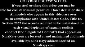 i watched big booty pornstar nina kayy get deep fucked doggy style