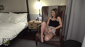 Paige gets a creampie in her big tits beauty