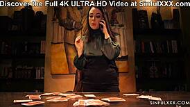 Tarot Reader Whitney Wright Dives into SinfulXXX FFM Threesome Close-Up