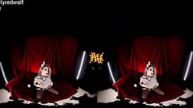 Helluva Boss Cosplay Test For Your Vr Experience.