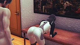 miranda lawson wanna learn sex with anal dildo?