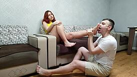 Hey, wanna worship my feet? Tell me how much you crave licking my toes!