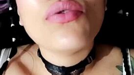 bluee’s beautiful face shows pleasure during solo masturbation