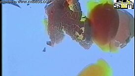 Lesbian lovers romp in doggystyle assfucking session