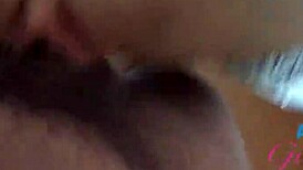 Dani Blu, the sexy amateur, starts with a blowjob before getting fucked in POV