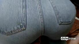 Watch me suck my chubby girlfriend's cock in cowgirl and doggystyle.