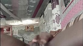 Ebonyslut Squirts During Intense Masturbation And Creampie Session