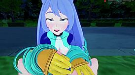 Nejire Hado Blowjob Pov