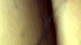 Thick ebony woman surprises with big black cock from ex boyfriend in doggy