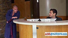 gay hunk fucks in ceo's office costume