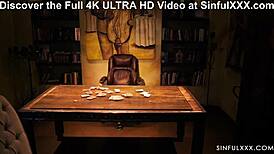 Tarot Reader Whitney Wright Dives into SinfulXXX FFM Threesome Close-Up