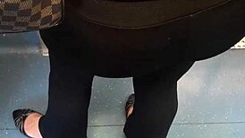 Hey, check out this milf with blonde hair, green eyes, and a nice ass