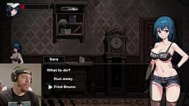 I regretted entering this creepy mansion for uncensored anime hentai action!