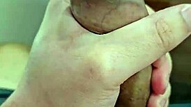 Brazilian Twink Jerks Off With Condom In Fetish Scene