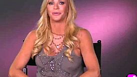 Beautiful Blonde Milf Kennedy Summers Posed In Lingerie Before Striptease