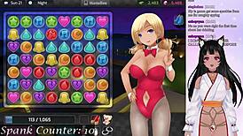 Vtuber Huniepop And Chill Part 2 With Big Tits Spanking Creampie Game Hentai Boobs Anime