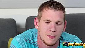 Hot jock pounds agent's cock for industry breakthrough