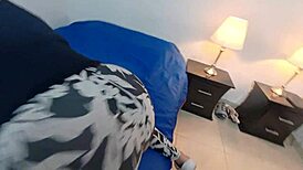 My domestic maid is a slut, banging her huge vagina hard