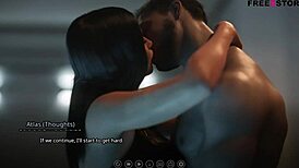 Ever wonder how Leyala gets fucked by Atlas in the swimming pool?