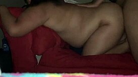 this bbw mexican is bent over for big black cock