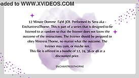 F4m femdom joi 6 of 12 orgasm domination