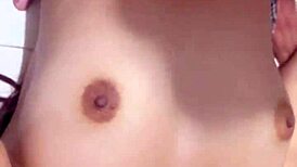 This petite teen slave moans for cum inside during BDSM fucking.