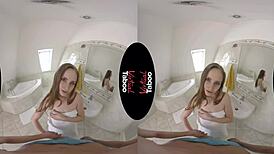 Virtual Taboo - New Maid Excels at Sucking and Handjobs in Group.