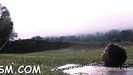 Femdom Castigation with Bondage Blowjob and Rough Sex