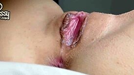 Amateur girl gets wet pussy licked by eager boyfriend