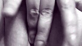 Olivia masturbates to orgasm in lingerie