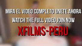 Perverted Friend Masturbates Sniffing Innocent Peruvian Girl's Panties While She Watches