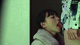 Ik ving schattig aziatisch schatje in homemade voyeur zaadshot