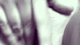 Olivia masturbates to orgasm in lingerie