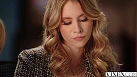 vixen duo lilly and anya engage in an intense threesome with cowgirl and deepthroat